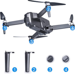 Ruko F11/F11 Pro/F11Gim2 Drone Landing Gear RC Quadcopter Spare Parts Original Accessories Blades Motor arm Camera Set Charging Cable Remote Controller - RuKo