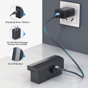 Ruko F11/F11Pro Drone Battery 11.1V 2500mAh/27.75Wh Li-po Rechargeable Battery and USB Cable for F11/F11Pro RC Quadcopter Drone Black F11 Battery - RuKo