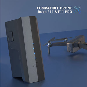 Ruko F11/F11Pro Drone Battery 11.1V 2500mAh/27.75Wh Li-po Rechargeable Battery and USB Cable for F11/F11Pro RC Quadcopter Drone Black F11 Battery - RuKo