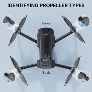 Ruko F11MINI Drone Blades, Drone Accessories, Spare Part Replacement Foldable Propeller Props 4PCS - RuKo