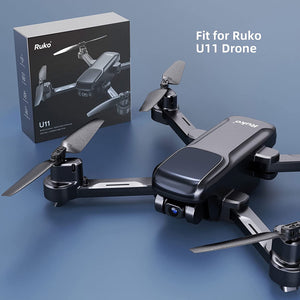 Ruko U11/U11S Drone Propellers, Blades for U11/U11S, Drone Accessories, Spare Part Replacement Foldable Propellers Props 4PCS(Black) - RuKo