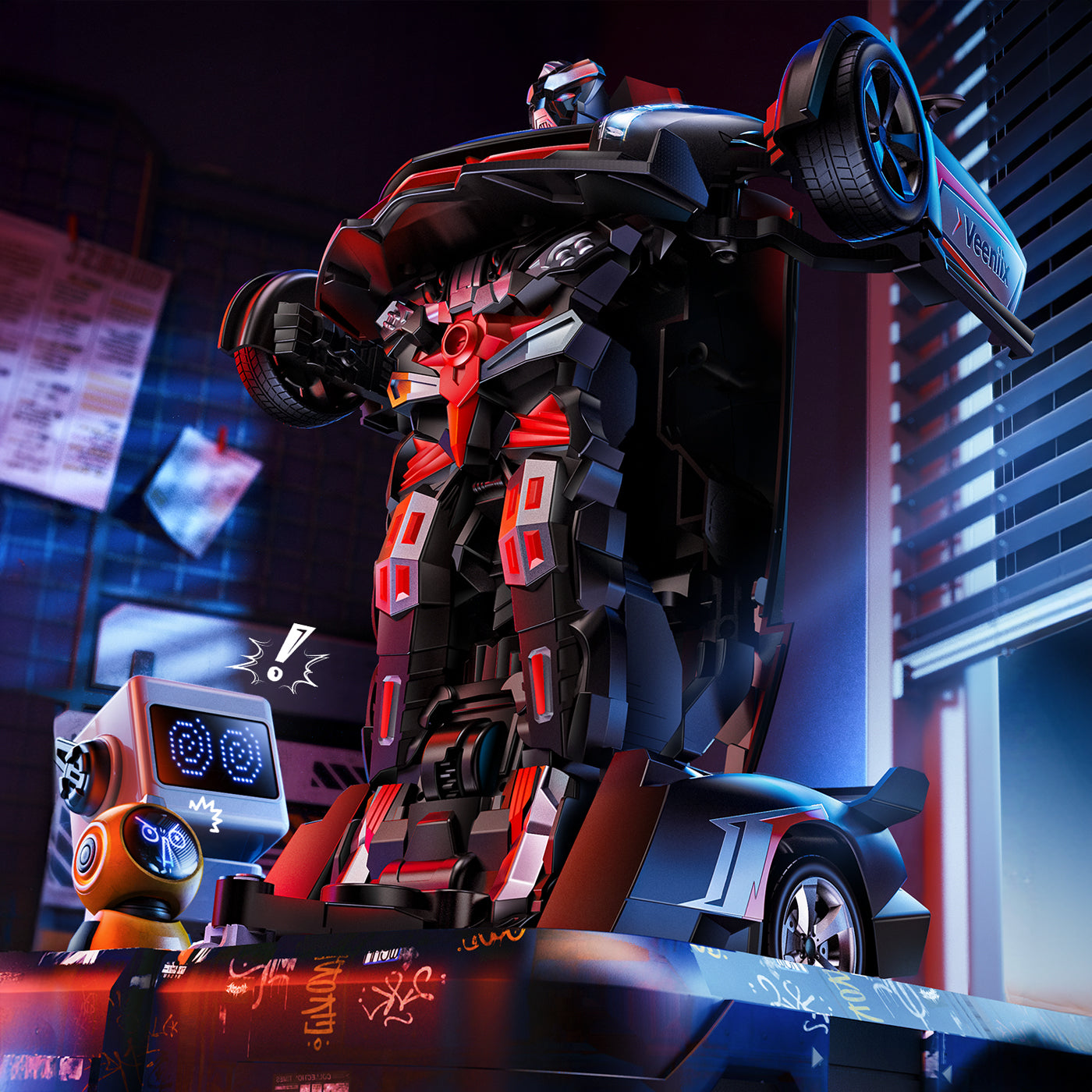 キュートランスフォーマー Veeniix V992 Transform Remote Control Car – Ruko