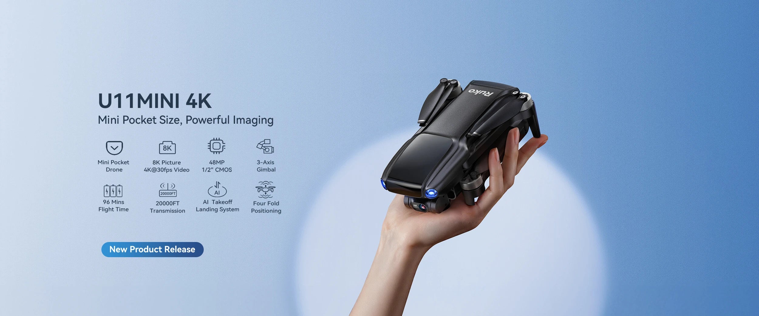 Ruko U11MINI 4K Drone - Ruko Store