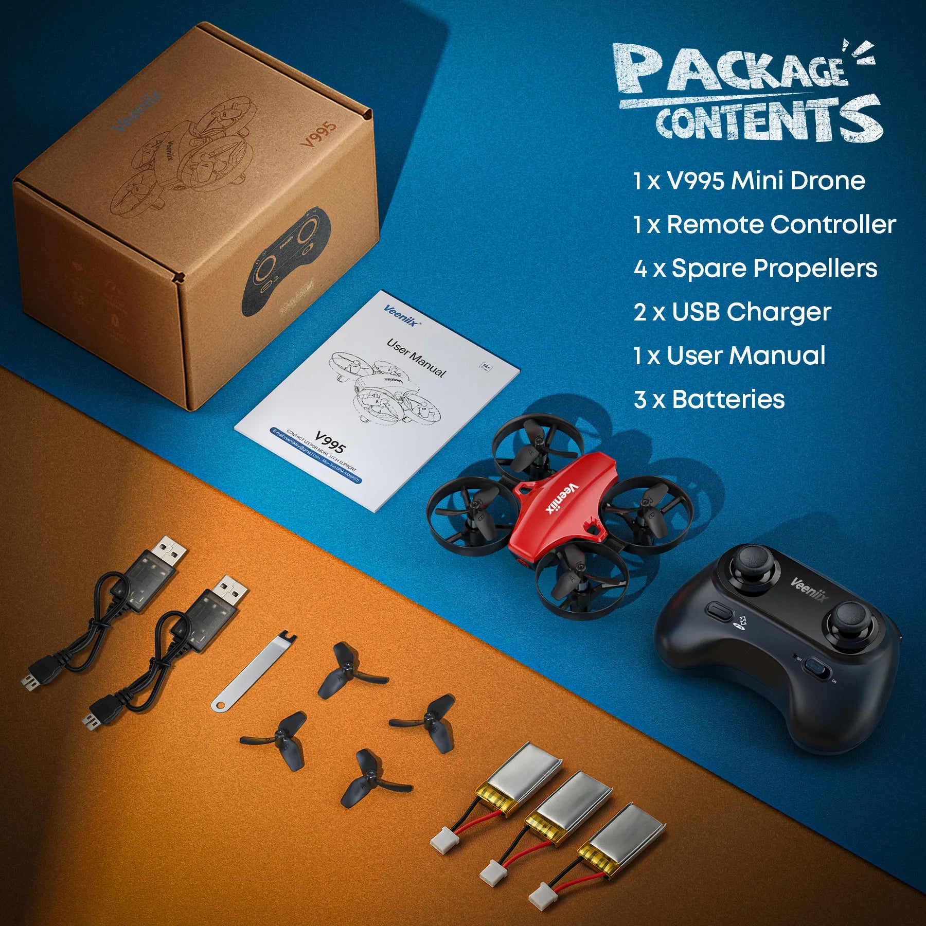 Veeniix V995 Mini Drone – Ruko
