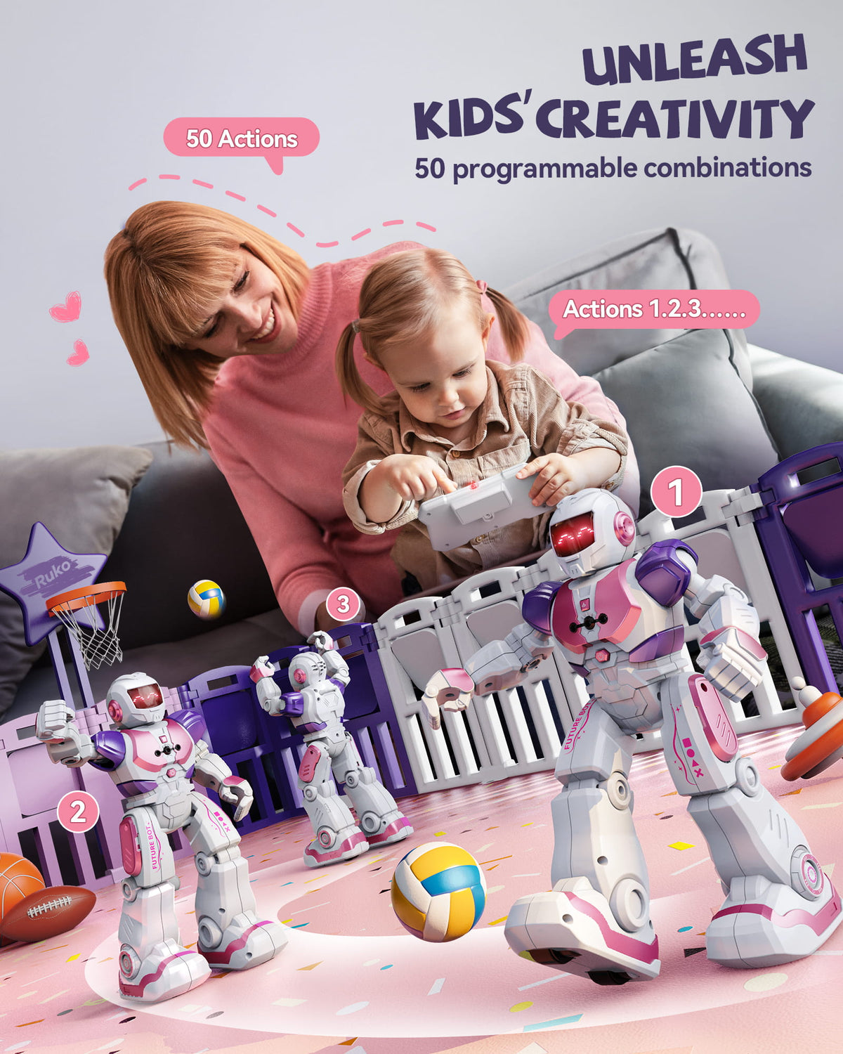 Ruko 6088 Programmable Smart Robot Toy for Kids - Ruko Store