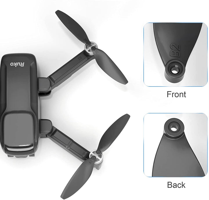 Propellers of Ruko U11 Pro Drone, Spare Parts Drone Accessories Kits for Drone U11 Pro 4 Pairs - RuKo