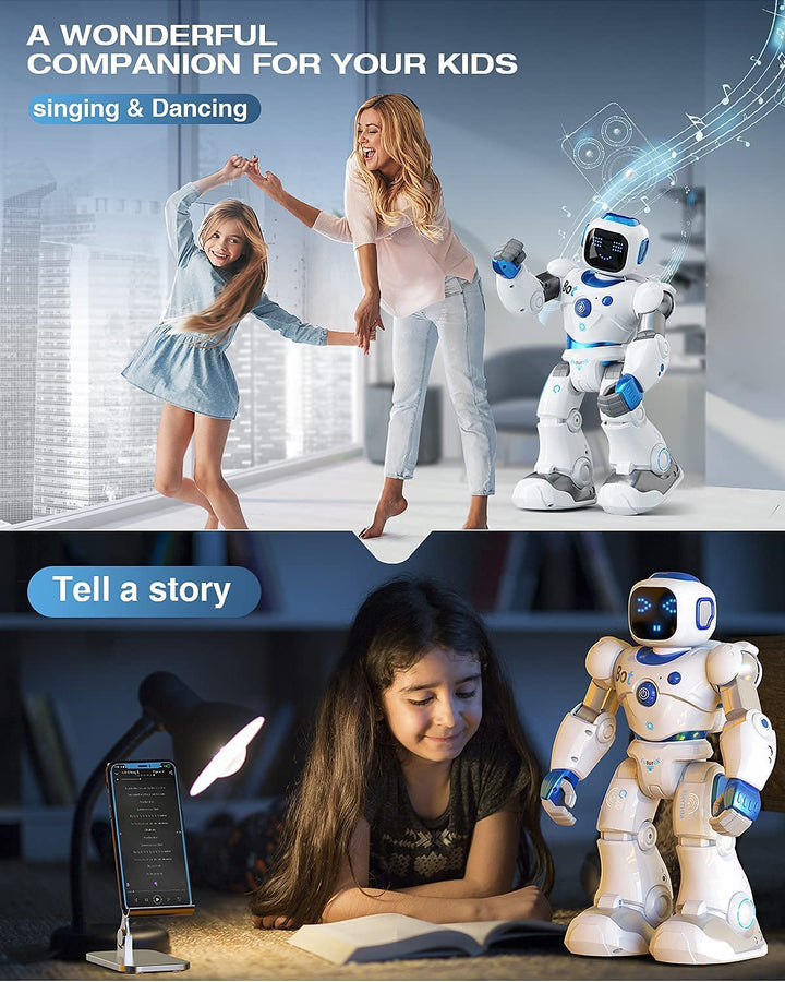  Ruko 1088 Smart Robots for Kids, Large Programmable Interactive  RC Robot with Voice Control, APP Control, Present for 4 5 6 7 8 9 Years Old  Kids Boys and Girls : Toys & Games