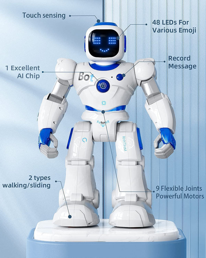  Ruko 1088 Smart Robots for Kids, Large Programmable Interactive  RC Robot with Voice Control, APP Control, Present for 4 5 6 7 8 9 Years Old  Kids Boys and Girls : Toys & Games