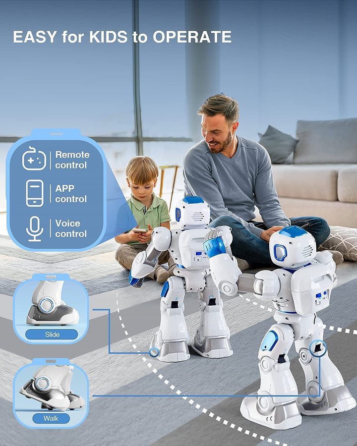  Ruko 1088 Smart Robots for Kids, Large Programmable Interactive  RC Robot with Voice Control, APP Control, Present for 4 5 6 7 8 9 Years Old  Kids Boys and Girls : Toys & Games