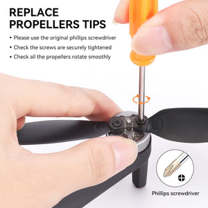 Ruko F11MINI Drone Blades, Drone Accessories, Spare Part Replacement Foldable Propeller Props 4PCS - RuKo